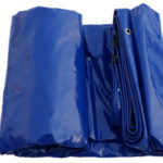 Image of a blue PVC Tarp